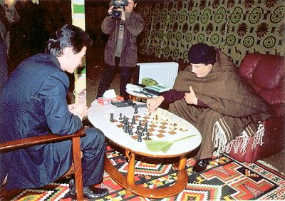 Ilyumzhinov vs. Gadafi Ilyumzhinov vs. Gadafi